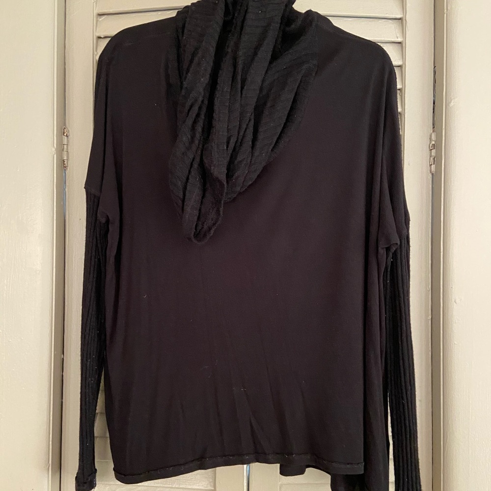 Anthropologie Bordeaux cowl neck